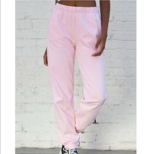 Brandy Melville Rosa Sweatpants